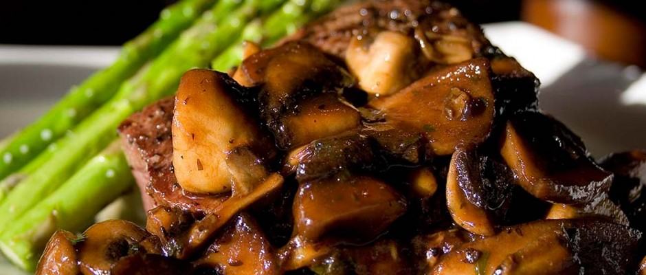 four mushroom sirloin
