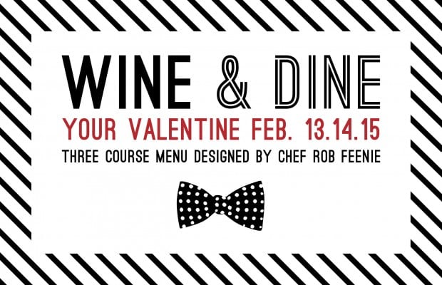 Valentines Day Tasting Menu