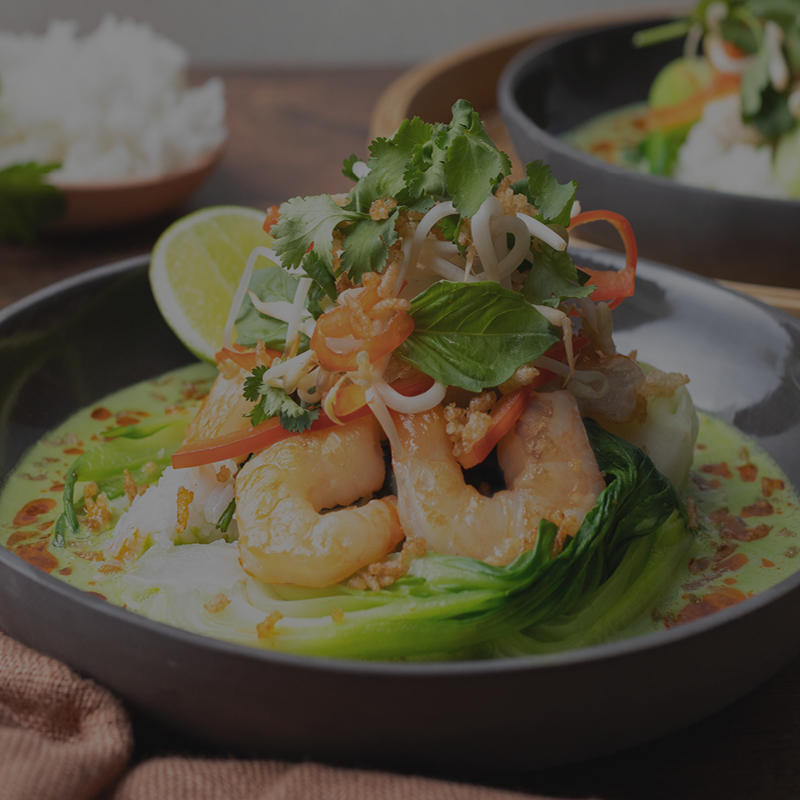 Thai Green Curry + Prawns | Cactus Club Cafe