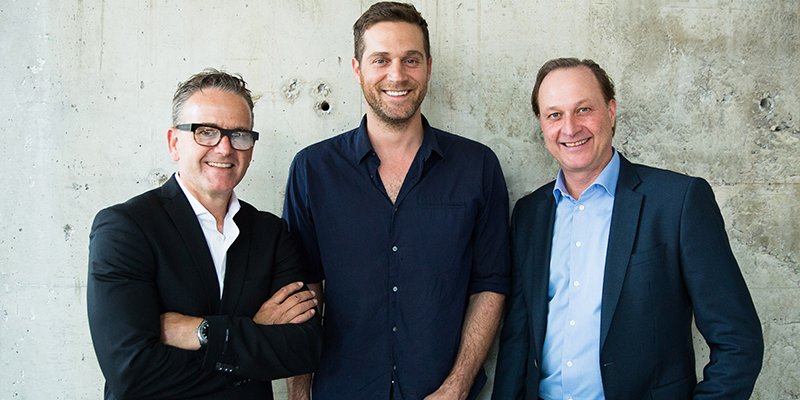 chef rob feenie, chef cory vitiello, and president richard jaffray