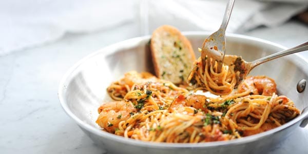slow-roasted tomato sauce, chilies, fresh herbs, crostini