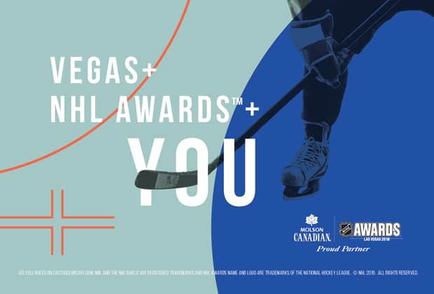 Enter for a chance to WIN* a Trip for Two to the 2018 NHL Awards™