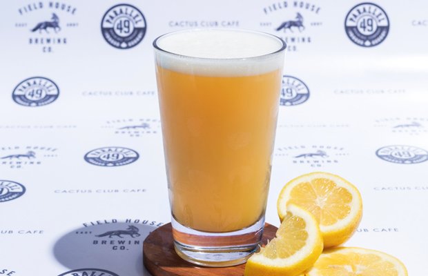 juicy, hazy, citrus pale ale with tropical flavours.