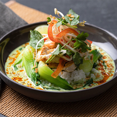 Thai Green Curry with Prawns | Cactus Club Cafe