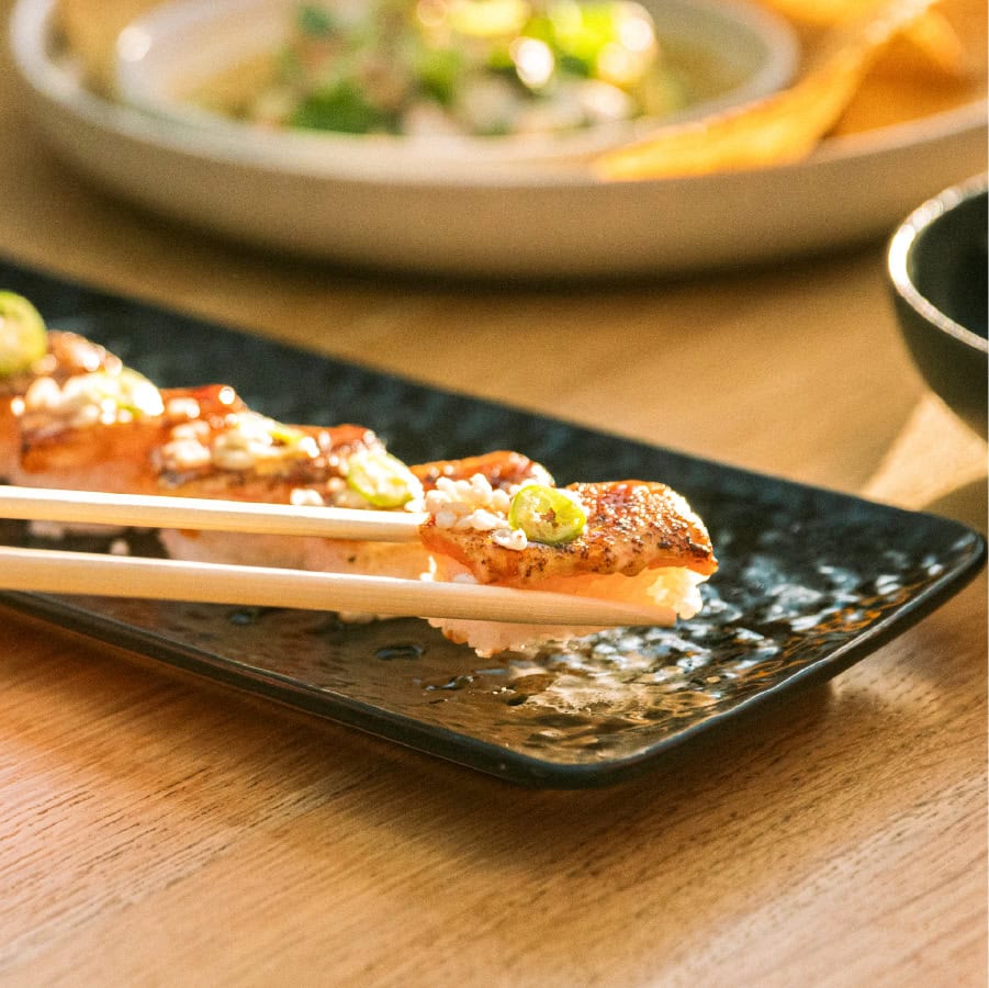 Salmon Aburi